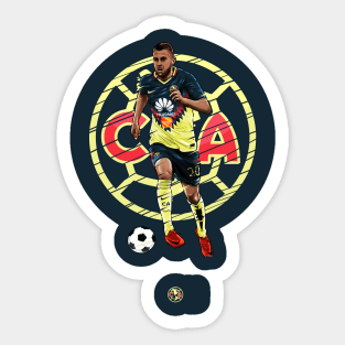 Jeremy Menez America Aguilas Sticker